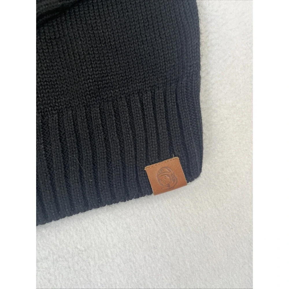 Billionaire Boys Club Rocket Oversized Knit Sweater Black Wool Mens Small